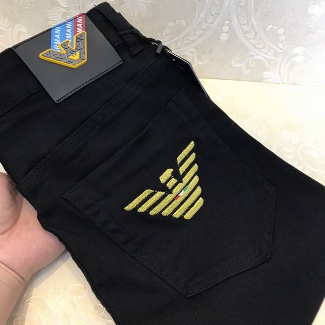 A*J Armani 2680Ss Spring/Summer Original New Men's Long Jeans, Fashionable Korea