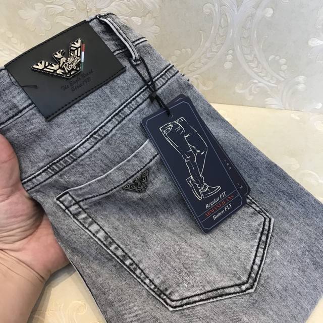 A*J Armani 2680Ss Spring/Summer Original New Men's Long Jeans, Fashionable Korea