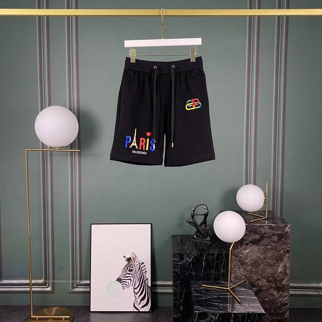 Blcg Paris 20 Early Spring New Style Eiffel Tower Colorful Logo Embroidered Casu