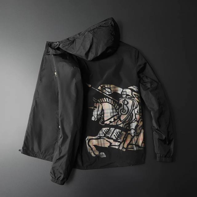 Featured early spring collection, men's hooded windbreaker jacket, a stylish an