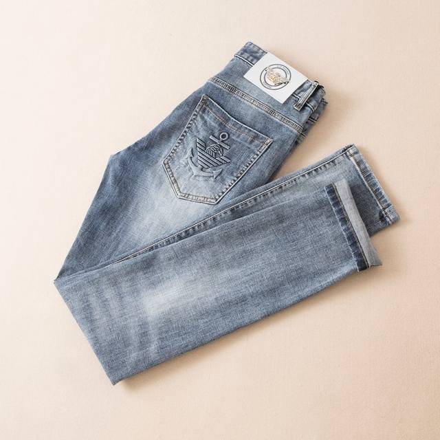 Armani slim-fit jeans are incredibly comfortable, understated yet luxurious, an