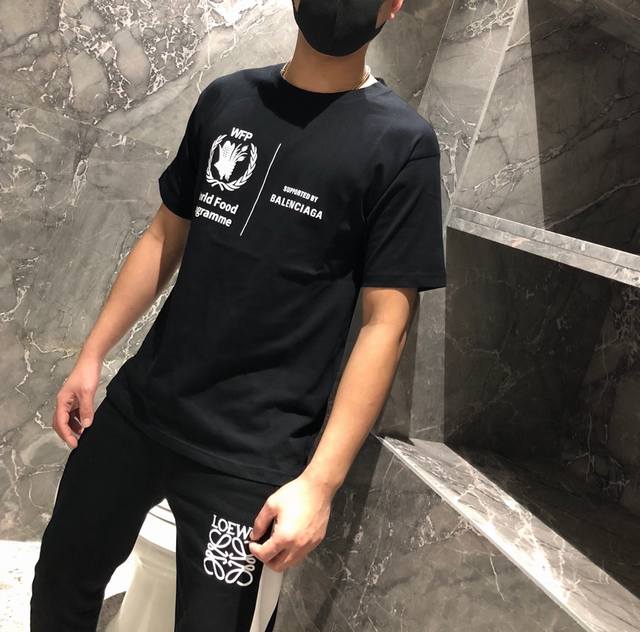 Bal20 New Year's Hottest Printed Short-Sleeve T-Shirt, made of pure cotton, comp