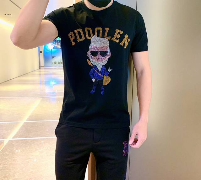 D&G New Short-Sleeve T-Shirt, made of premium mercerized cotton, smooth and brea