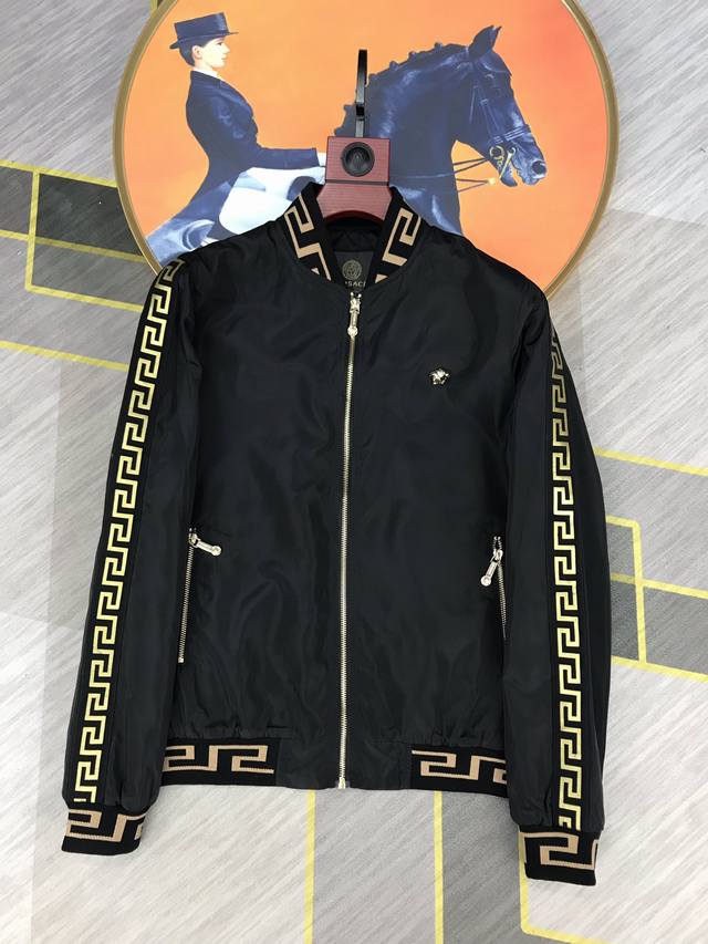 In stock, ready to ship immediately. New Versace spring jacket, in perfect cond