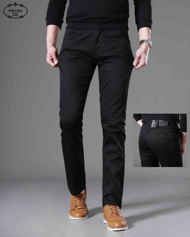 Prada 2680 Spring New Arrival High-End Casual Pants. A century-old luxury brand