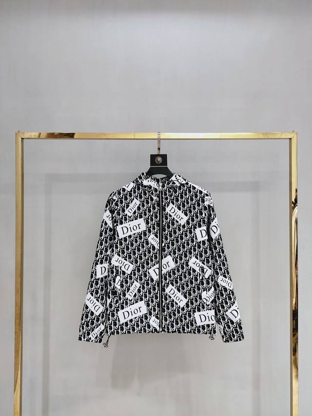 Dio* 2019 Autumn/Winter New Hooded Jacket, Custom Fabric, All-over Print, Perfec