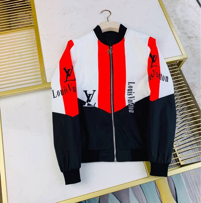 In stock, ready to ship immediately. New Louis Vuitton Spring/Summer jacket, in