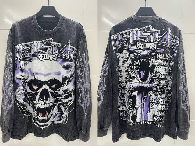 8103# Washed and Floral Print Black