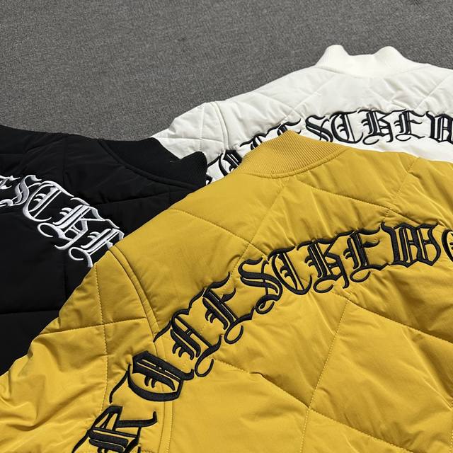 885#Corteiz Jacket Black White Egg Yolk SML XL