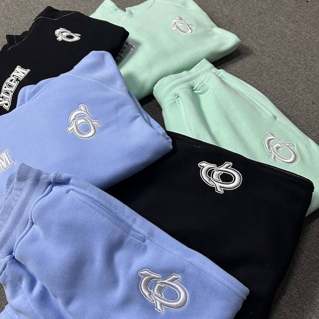 Spm-1002# Pants Black Sky Blue Mint Green SML XL