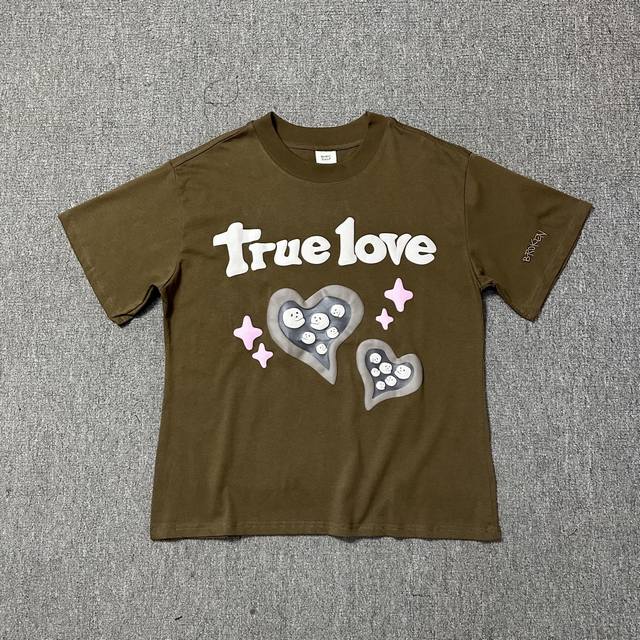 Bp-T129 Broken Planet Foamed Short-Sleeve T-Shirt ( ) Dye Brown SML XL