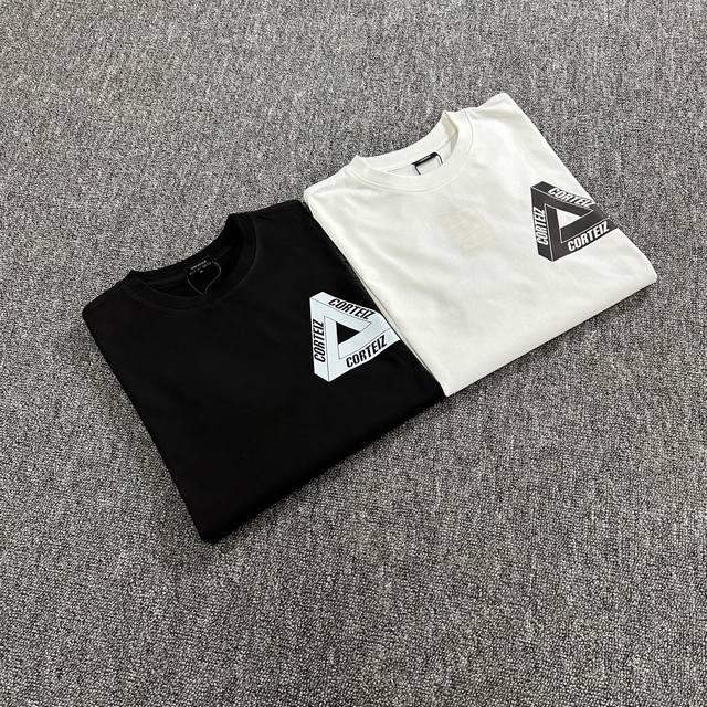 3263# Corteiz New Short-Sleeve Shirt ( ) Black/White XS-2XL