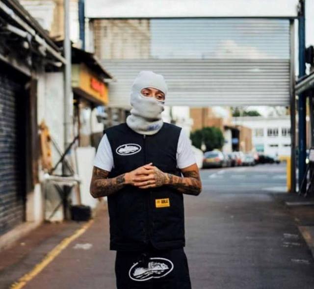 705# Corteiz Guerillaz Quilted Vest Padded Vest SML Xl