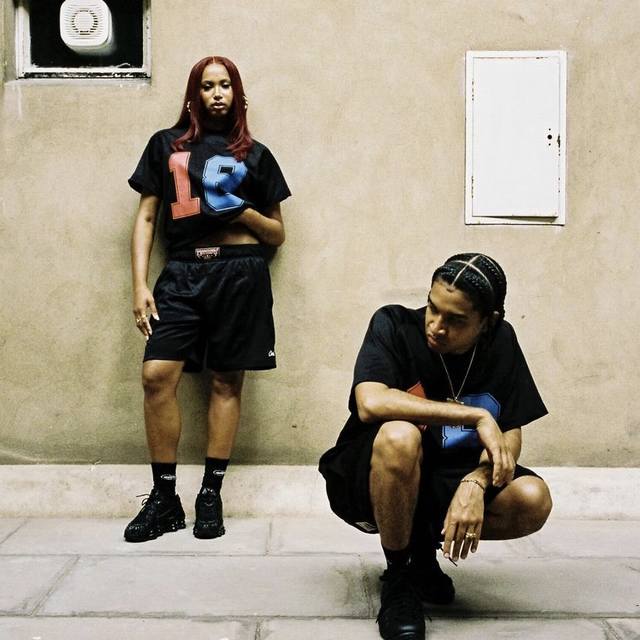 757# Mesh Five-Thread Short-Sleeve T-Shirt Black White SML XL