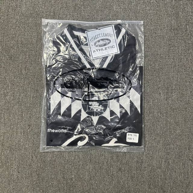 701#Corteiz Premium Soccer Jersey Black S-XL