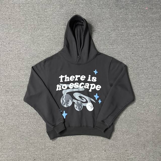 Bp-H223 # Broken planet There Is No Escape Fun foam hoodie Fabric weight 360g Si