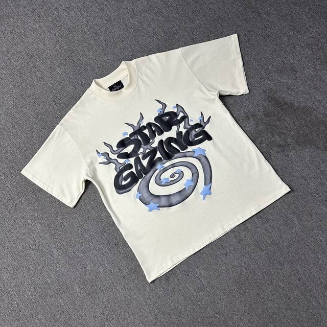 Bp-T131 # Broken planet Star Gazing Short-Sleeve T-Shirt (Creamy) SML XL ( )