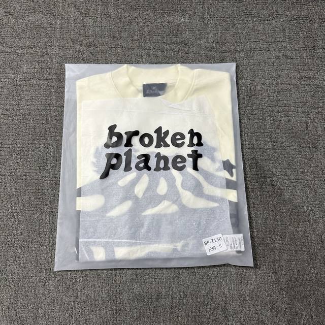 Bp-T130 # Broken planet Off The Grid Short-sleeved T-shirt (Apricot) SML XL