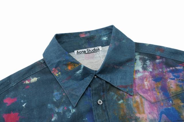 Style No. Ac40 Acne Studio Splatter Dye Design Shirt