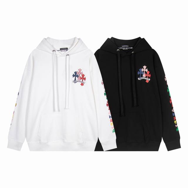 Style No. Tq17 Chrome Hearts Sanskrit Letter Print Phantom Colorful Cross Sweat