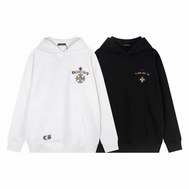 Style Number Tq15 Chrome Hearts Embroidered Rainbow Logo Sweatshirt