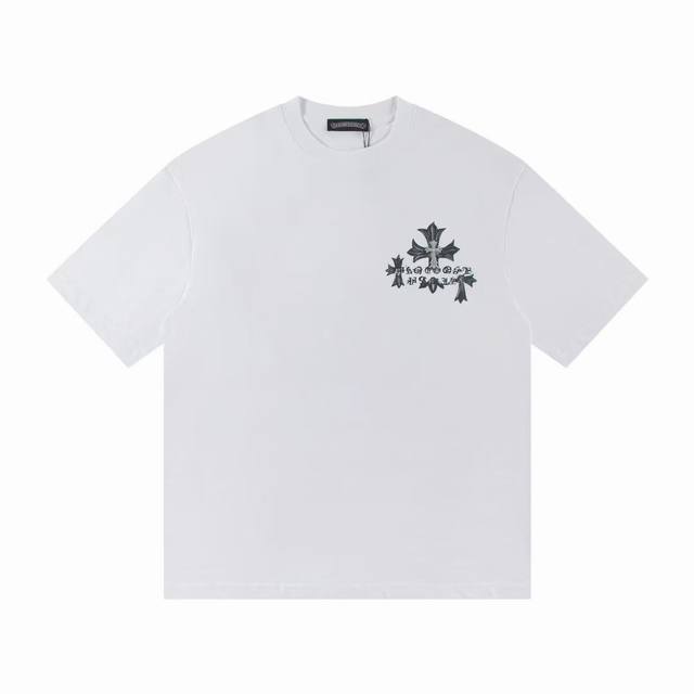 D60 Chrome Hearts new printed short-sleeved T-shirt, made with custom fabric, 1: