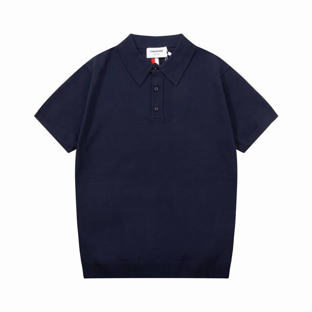 Thom Browne Webbing Knit Polo Shirt (Upgraded, inspired by 80s retro style). Ori