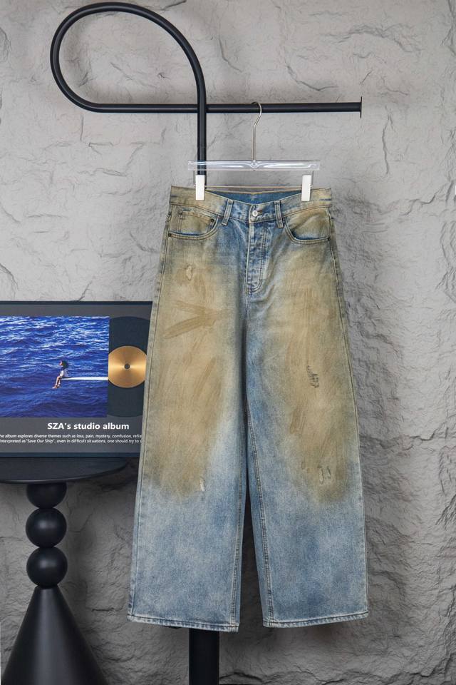 Style No.: M288 Top-tier Acne Studios M Super Baggy Heavy-duty Distressed Effec