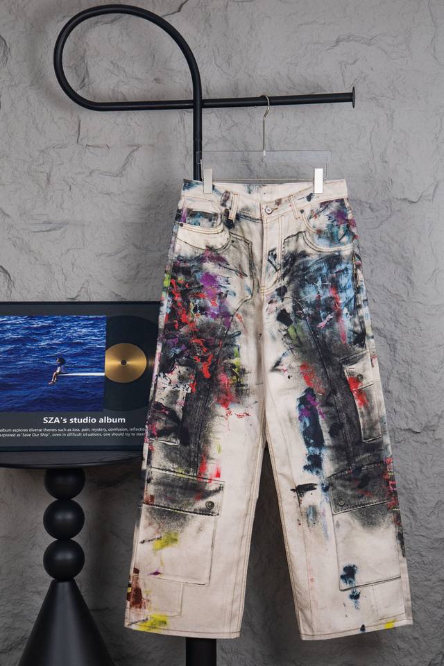 Style Number: M200 Top-quality Acne Studios Ss25 1981 series distressed graffit