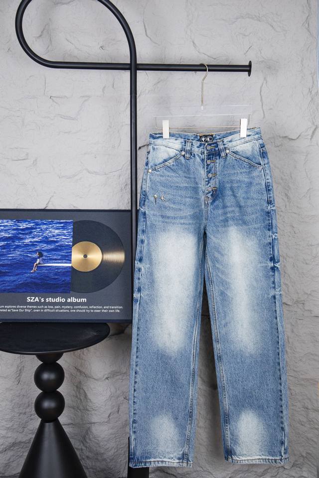 Style Number: M150 Thug Club Fw24 Bio Soldier Series Casual Button Pattern Jean