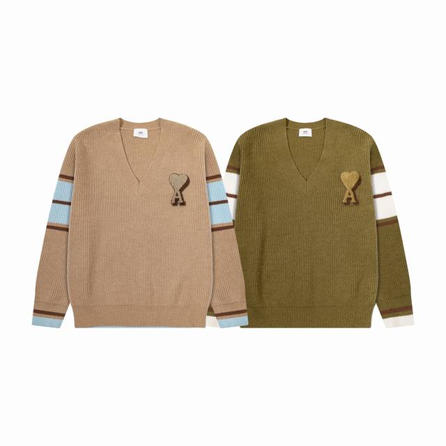 8201# Ami paris2025 Autumn/Winter New Arrival] Zhou Yiran's same style heart-sha