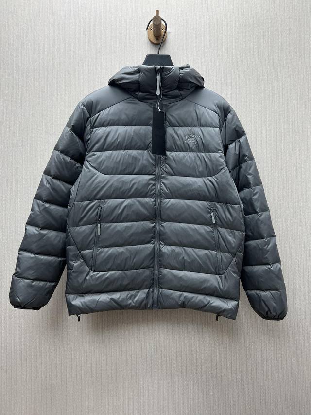 A*C'Teryx 24Ss New Down Jacket, Warm and Durable Hooded Down Jacket with Embroid