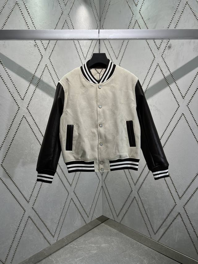 This new Louis Vuitton 24Ss jacket is made of top-grade genuine leather. Its de