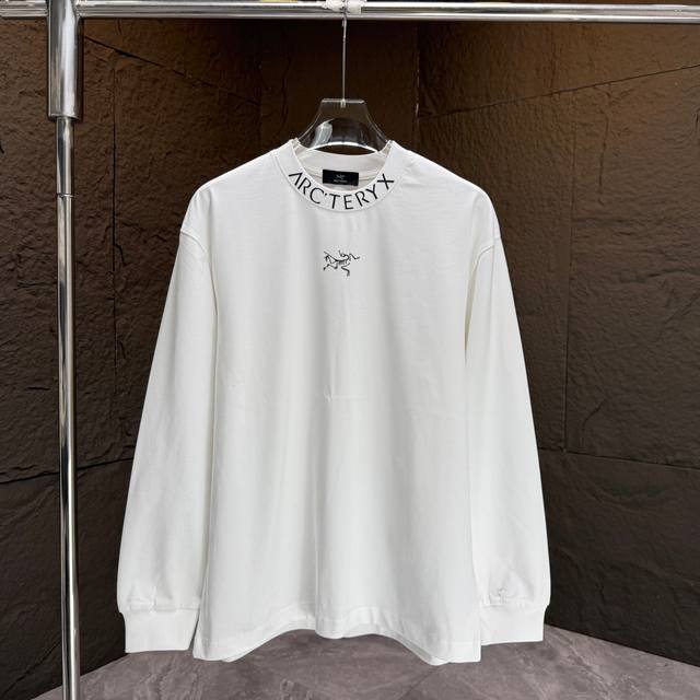 Arc* Bird Brand* 2025 Autumn/Winter New Thick Long-Sleeve T-Shirt 320g Pure Cott