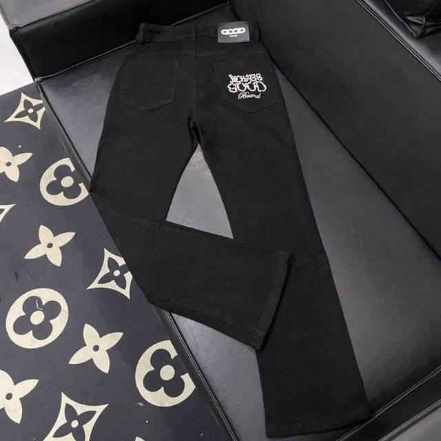 Style No. Cc916 Goodbrand's latest ultra-soft pearl embroidered jeans. Made wit