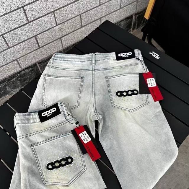 Style No. Cc894 Goodbrand's latest super soft rhinestone denim jeans. Made with