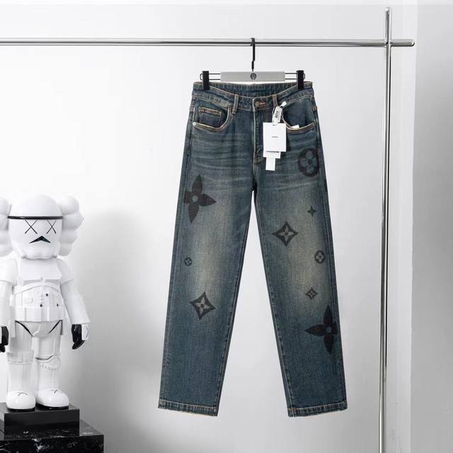 Style No. Cc875 Louis Vuitton (LV) Latest Super Soft Denim Jeans Made with top-