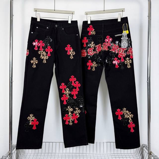 Oc-845 Classic and versatile Chrome Hearts jeans The brand is highly recognizabl