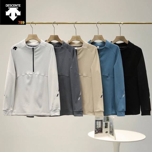 Descente Early Autumn Half-Zip Functional Sweatshirt Jacket Outdoor style, made