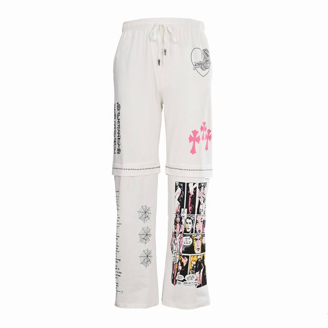Chrome Hearts Chdeadlydoll Comic Strip Pants. Original Hangzhou Guozhuan brand,