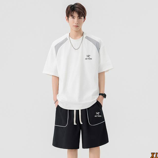 Arc'Teryx Exclusive New Summer Arrival: High-Quality Color-Blocked Striped Short