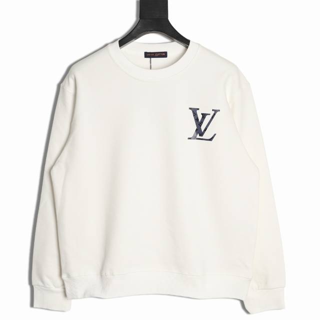 Louis Vuitton Lv 25Fw Monogram Crew Neck Sweatshirt with Small Label. 480G premi