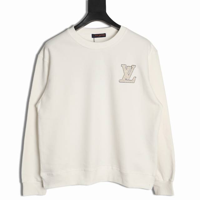 Louis Vuitton Lv 25Fw Toothbrush Embroidered Logo Crew Neck Sweatshirt ( ) 480G