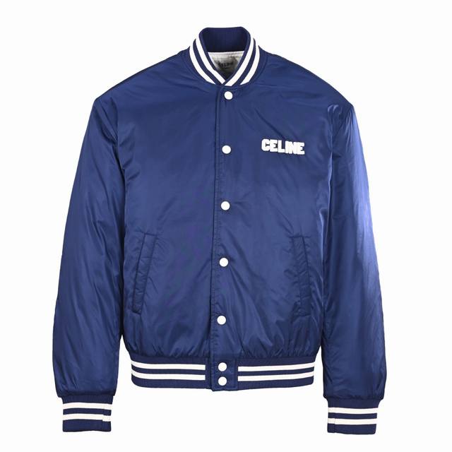 Celine Ce Letter Baseball Jacket/Coat ( ) Custom-made brocade fleece, with embos