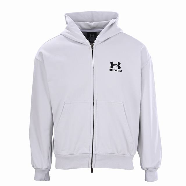 Balenciaga x Ua Collaboration Knit Hoodie Jacket ( ) This collaborative knitwear