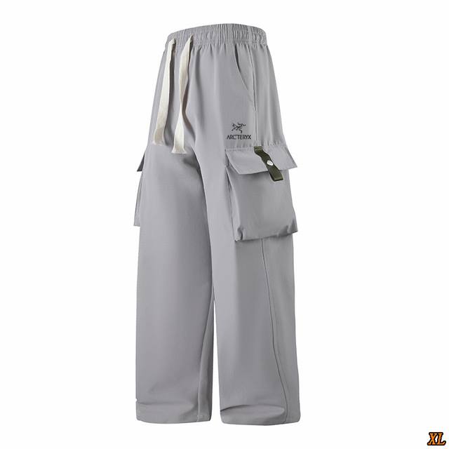 Arc'Teryx Exclusive New Autumn Arrival: High-Quality Woven Ice Silk Loose Straig