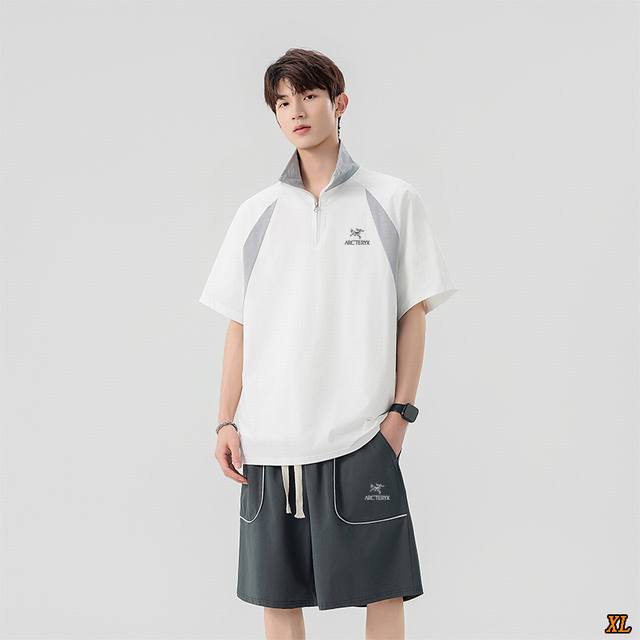 Arc'Teryx Exclusive New Summer High-Quality Casual Sports Half-Zip Polo Shirt Sh