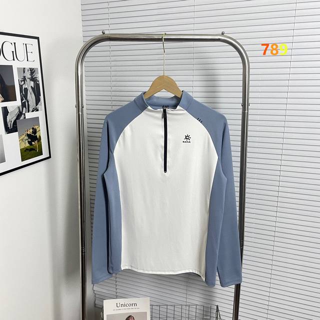 Kailas Spring New Half-Zip Color Block Outdoor Sports Hiking Cycling Long-Sleeve