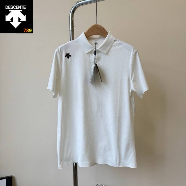 New Arrival from Official Store Descente] Quick-Drying Short-Sleeve Polo Shirt 1
