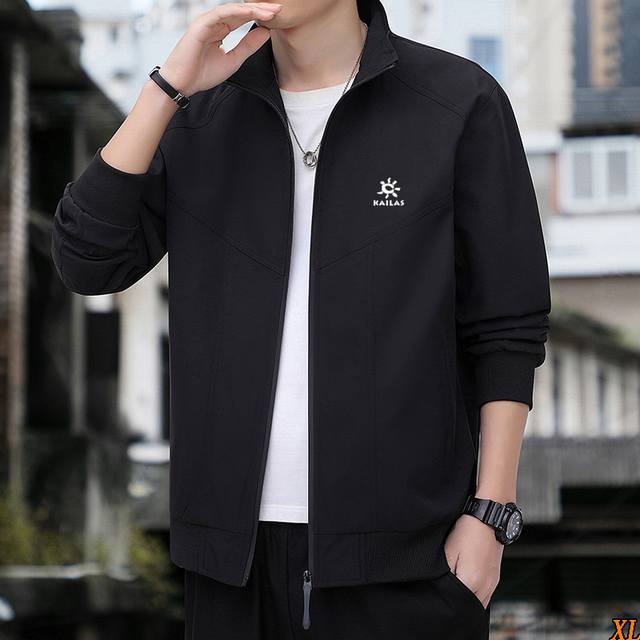 Kailas Exclusive Real Shot New Autumn High-Quality Stand Collar Cardigan, Casual